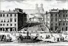 Piazza di Spagna, c.1740 (engraving)