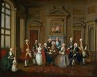 A Family in a Palladian Interior ("The Tylney Group"), 1740