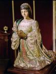 Isabella of Castile (1451-1504) in Prayer, 1520-22 (polychrome wood)