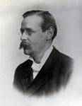 Sir Edmund William Gosse, 1892 (b/w photo)