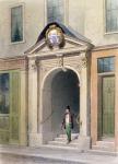 The Entrance to Butchers' Hall, 1855, (w/c on paper)