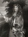 Portrait of David Leslie (1601-82) 1st Lord Newark, from 'Lodge's British Portraits', 1823 (litho)