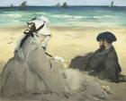 On the Beach, 1873 (oil on canvas)