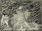 The Poet at the Spring, 1805 (pen, ink and wash over pencil on paper)