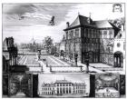 View of the Hilwerue House belonging to Peter Paul Rubens (1577-1640) 1692 (engraving) (b/w photo)