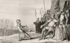 Henri I (1008-60) pardons his brother Robert-Le-Vieux, from 'Histoire de France' by Colart, published c.1840 (engraving)