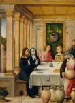 The Marriage Feast at Cana, c.1500-4 (oil on wood)