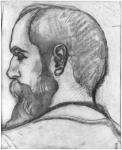 Ker Xavier Roussel (1867-1944) 1899 (charcoal) (b/w photo)
