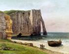 The Cliffs at Etretat, 1869 (oil on canvas)