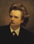 Edvard Hagerup Grieg (1843-1907) (oil on canvas)