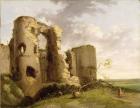 View of the West Gate of Pevensey Castle, Sussex, c.1774 (oil on canvas)