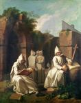 Carthusian Monks in Meditation (oil on canvas)