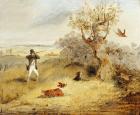 Pheasant Shooting (oil on canvas)