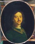 Portrait of Peter the Great (1672-1725) (oil on canvas)