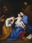 The Holy Family with Saints Anne and Catherine of Alexandria, 1648 (oil on canvas)