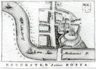 Plan of Rochester (engraving) (b/w photo)