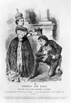 Empress and Earl or, One Good Turn Deserves Another, from 'Punch or the London Charivari', August 1876 (engraving) (b/w photo)
