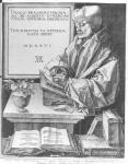 Desiderius Erasmus (1466-1536) of Rotterdam, 1526 (engraving)