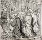 The Mass of Saint Gregory the Great and the apparition of Jesus Christ as The Man of Sorrows, from 'Military and Religious Life in the Middle Ages' by Paul Lacroix, published London c.1880 (litho)