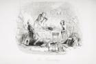Our Housekeeping, illustration from 'David Copperfield' by Charles Dickens (1812-70) first published 1850 (litho)