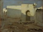 Moorish Buildings in Sunlight, 1879-80 (oil on wood)