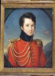 Portrait of Alfred de Vigny (1797-1863) (oil on canvas)