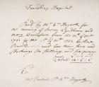 Foundling Hospital receipt, signed by William Hogarth (litho)