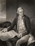 Captain James Cook, engraved by W. Holl, from 'The National Portrait Gallery, Volume IV', published c.1820 (litho)