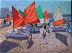 Red Sails, Royan, France (oil on canvas)