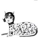 Kleopatra's cat, 2009 (digital art)
