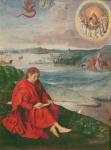 Saint John of Patmos (oil on panel)