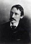 Robert Louis Stevenson (b/w photo)