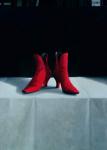 Red Boots, 1995 (acrylic on board)