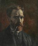 Self-portrait with pipe, 1886 (oil on canvas)