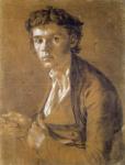 Self Portrait, 1802 (brown and white chalk on paper)