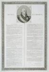Charter of Louis XVIII (1755-1824) 1814 (engraving)