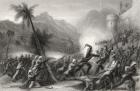 Repelling a sortie before Delhi, from 'The History of the Indian Mutiny', published in 1858 (engraving)