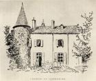 Chateau de Castelmore, from 'Memoires de Charles de Batz-Castelmore Comte d'Artagnan', published 1928 (litho)