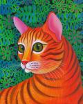 Tiger Cat, 2012, (oil on canvas)