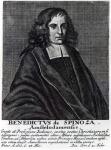 Baruch de Spinoza (engraving) (b/w photo)