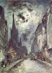 Rue Saint-Severin, 1877 (oil on canvas)