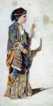 Figure of a girl in Turkish costume, 19th century