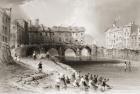 Old Baal's Bridge, Limerick, Ireland, from 'Scenery and Antiquities of Ireland' by George Virtue, 1860s (engraving)