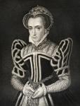 Portrait of Queen Mary I from 'Lodge's British Portraits', 1823 (engraving)