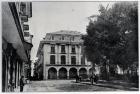 Canal Administration Building, Panama (b/w photo)