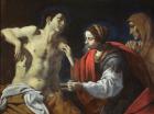 St. Sebastian Nursed by St. Irene (oil on canvas)