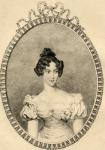 Marie-Caroline de Bourbon (1798-1870) Duchesse de Berry (litho)