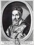 Pope Urban VIII, engraved by Willem Outgertsz Akersloot (engraving)