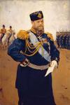 Portrait of Tsar Alexander III, 1900 (oil on canvas)