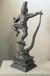 Krishna as a boy subduing the snake Kalilya, Madras, 16th-17th century (bronze)